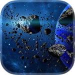 asteroids live wallpaper android application logo